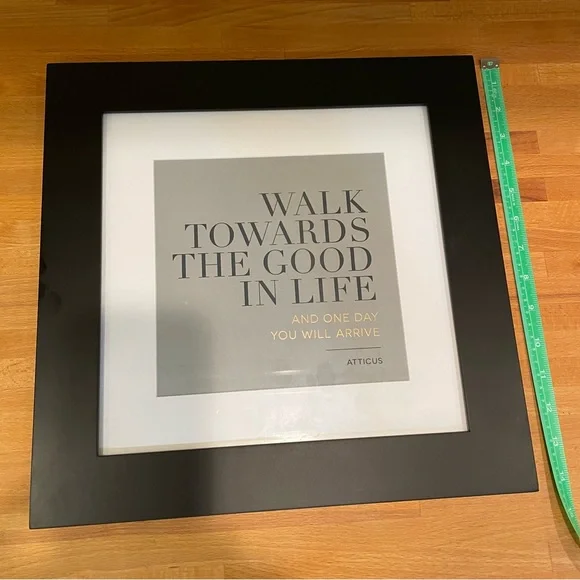 Black Framed Inspirational Wall Art - Picture 3 of 4